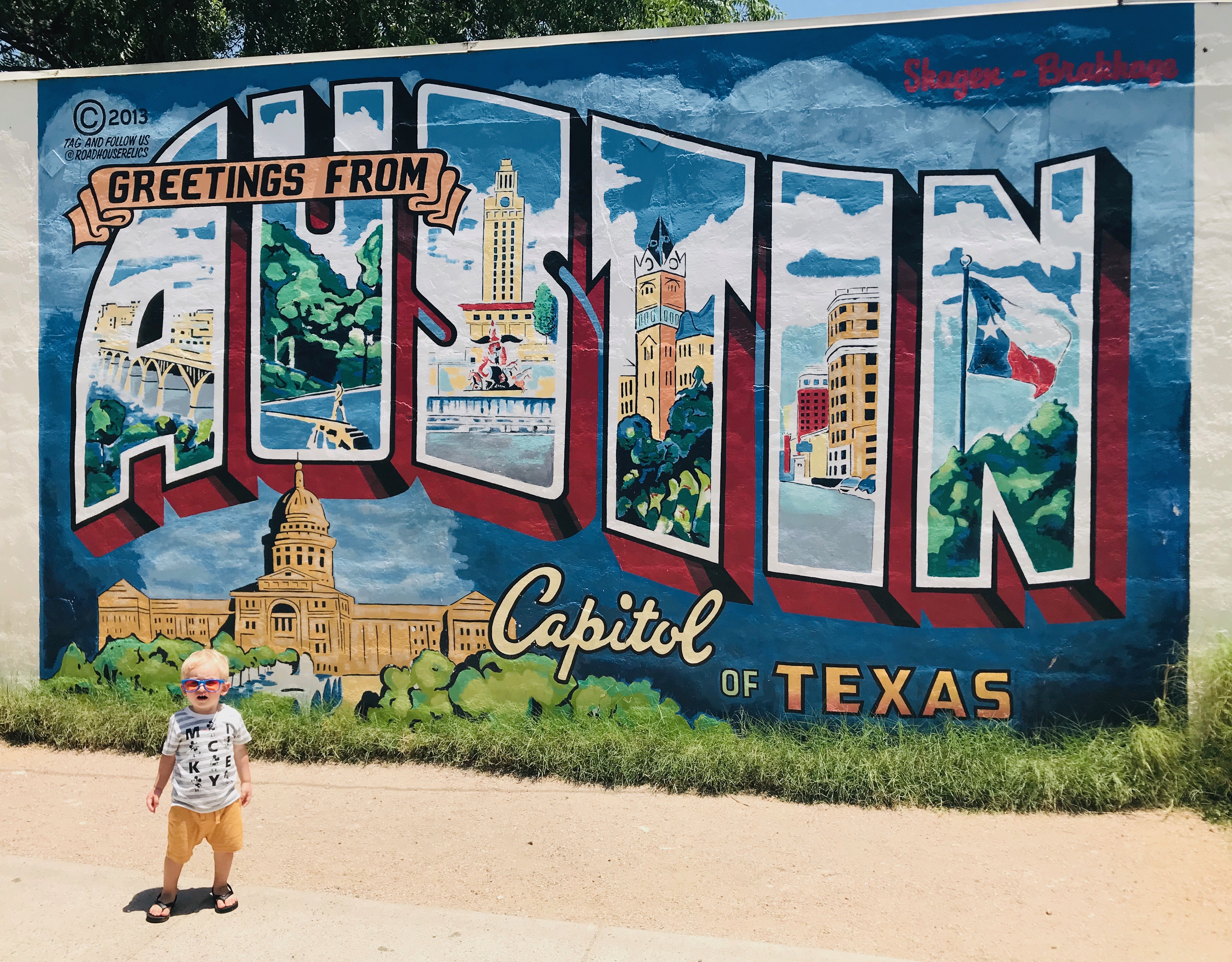 Greetings from Austin Mural