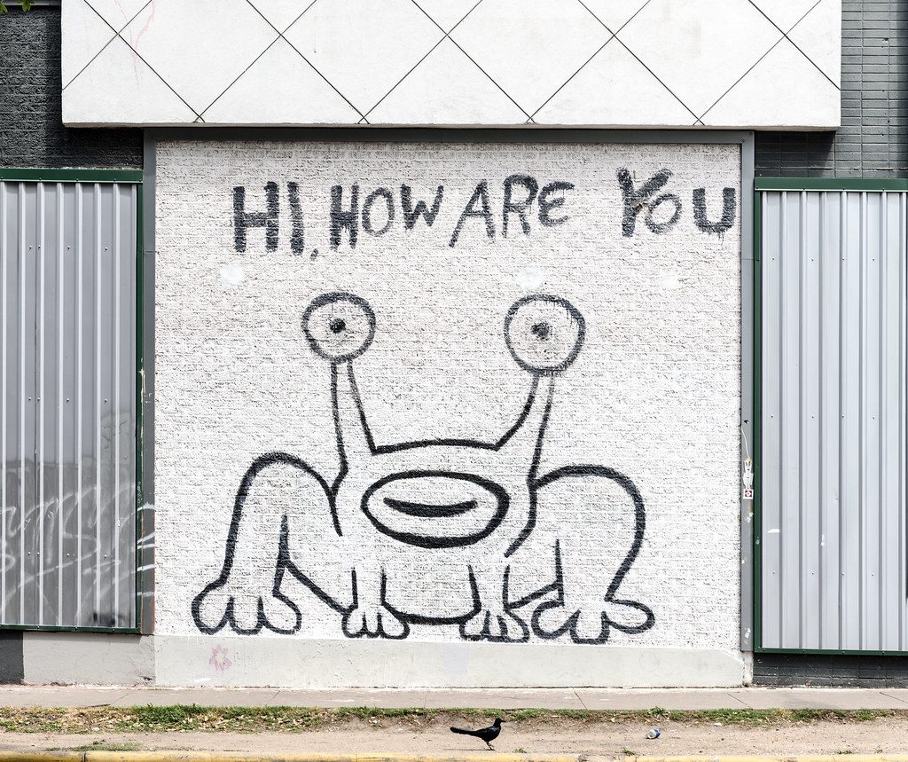 Hi, How Are You Mural