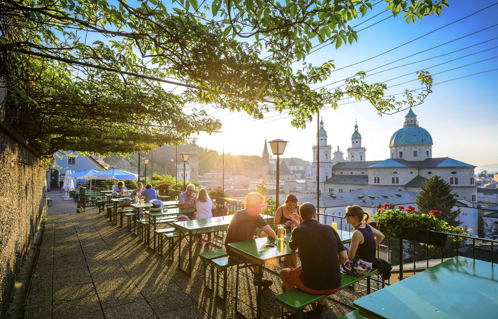 Stiegelkeller Salzburg Beer Garden