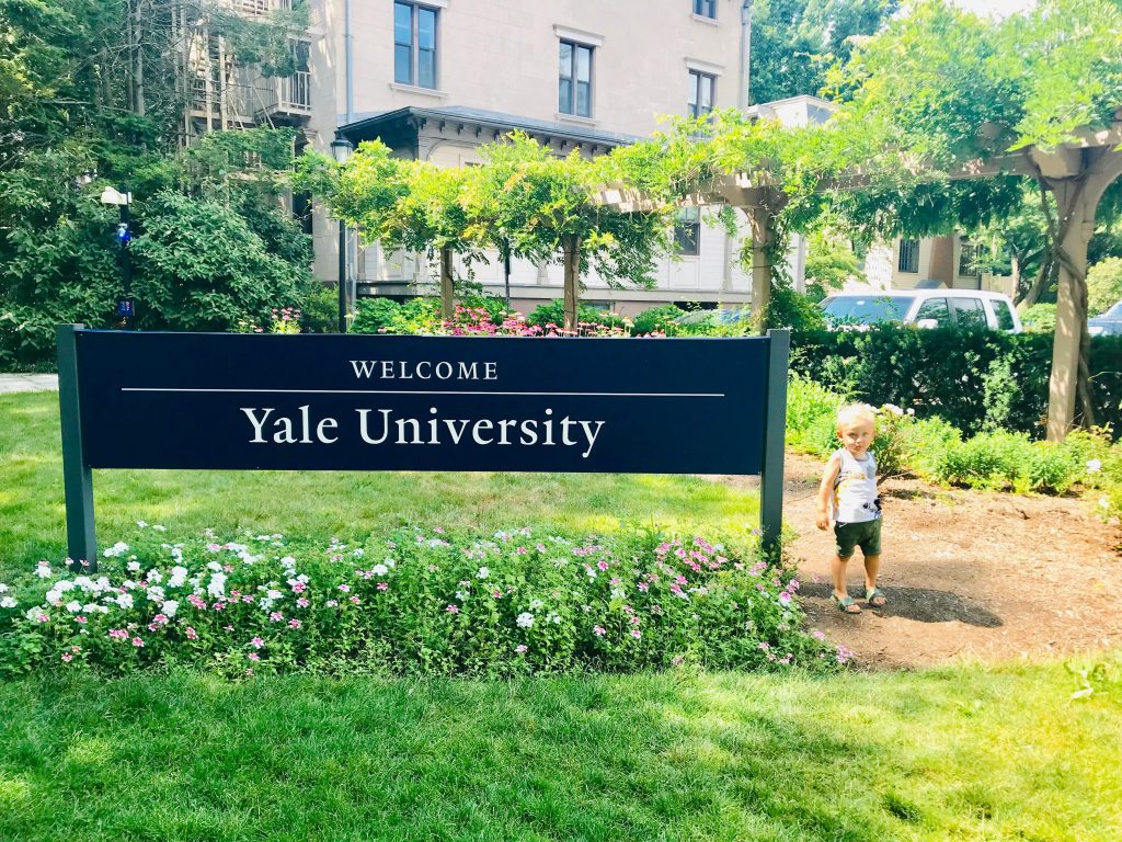 Yale University Welcome Sign